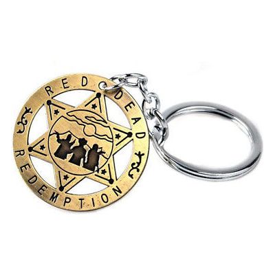 Red Dead Redemption Rockstar Sheriff Keyring