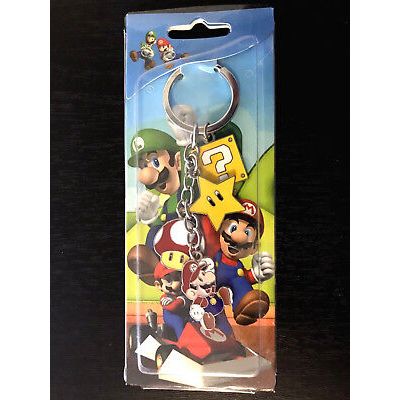 Super Mario Bros Keyring Star Mushroom