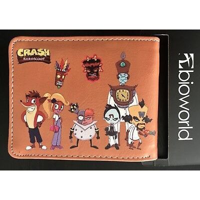Crash Bandicoot Wallet Naughty Dog