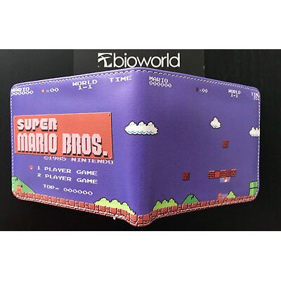 Super Mario Bros Wallet Retro SNES