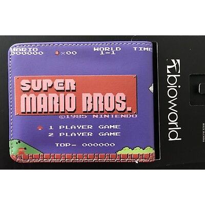 Super Mario Bros Wallet Retro SNES