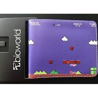 Super Mario Bros Wallet Retro SNES