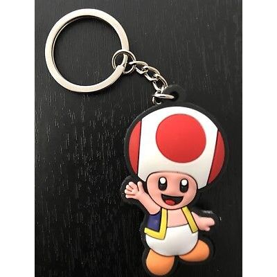 Super Mario Bros 3D Toad Keyring