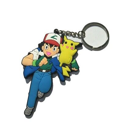 Pokemon 3D Pikachu Ash Keyring