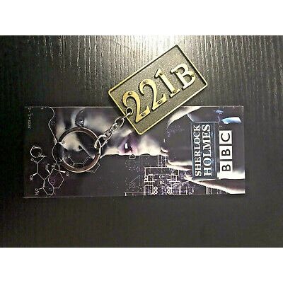 Sherlock Holmes Keyring 221B Baker Street