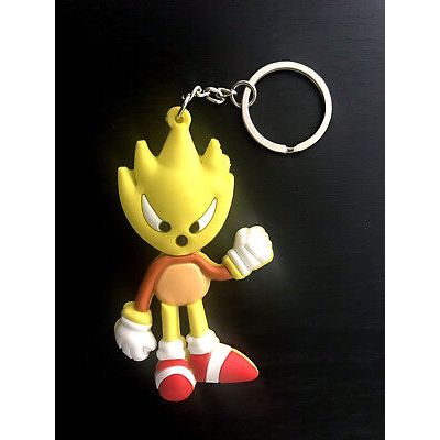 Sonic the Hedgehog 3D Super Sonic Keyring