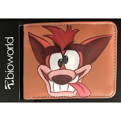 Crash Bandicoot Wallet Naughty Dog