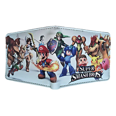 Super Mario Smash Bros Wallet Pikachu Bowser