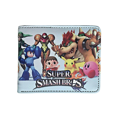 Super Mario Smash Bros Wallet Pikachu Bowser