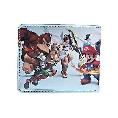 Super Mario Smash Bros Wallet Pikachu Bowser