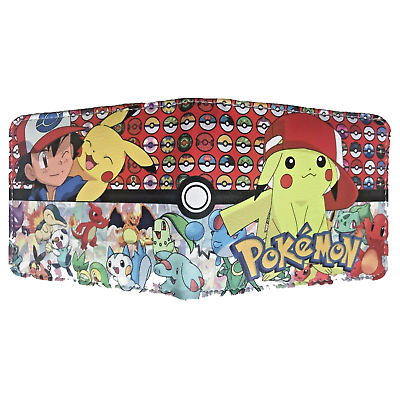 Pokemon Wallet Pikachu Ash Poke Ball