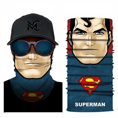 Superman Face Mask Reusable Washable