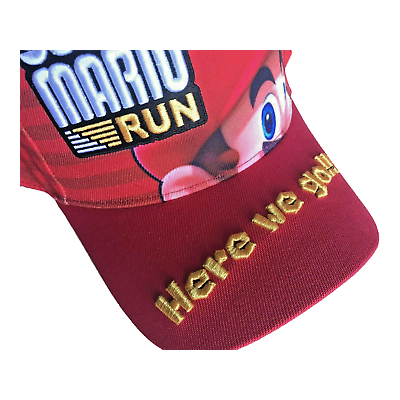 Super Mario Snapback 3D Hat
