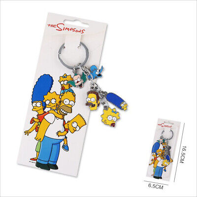 The Simpsons Keyring Bart Marge Krusty