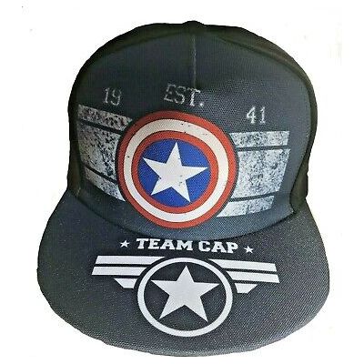 Captain America Hat Snapback Cap Comics