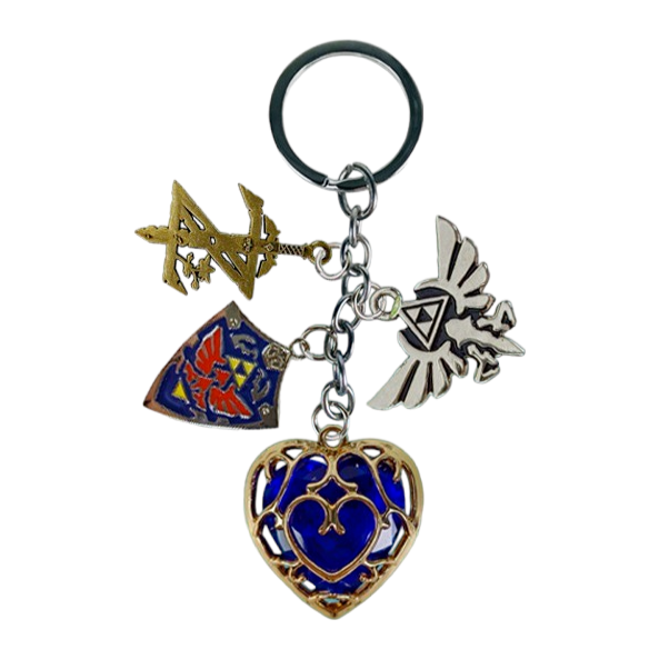 The Legend of Zelda Blue Heart Keyring