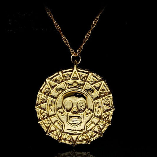 Pirates of the Caribbean Necklace Aztec Gold