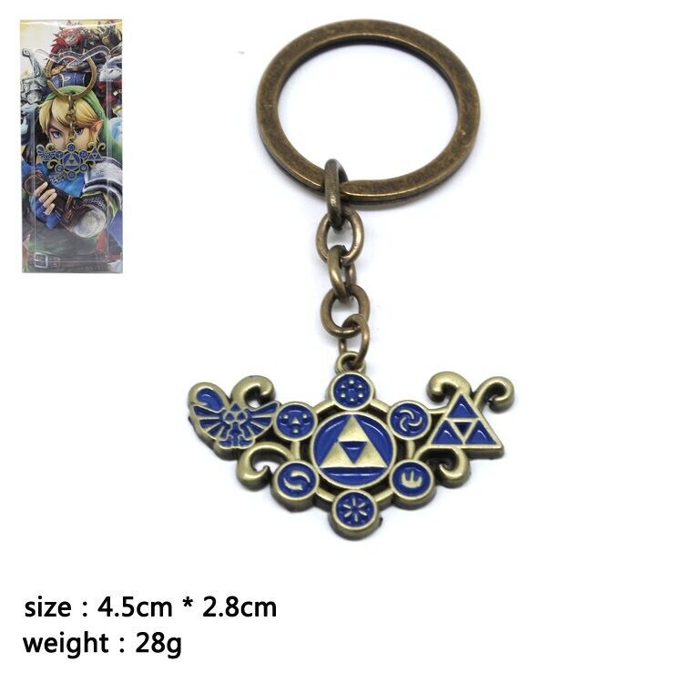 The Legend of Zelda Triforce Keyring