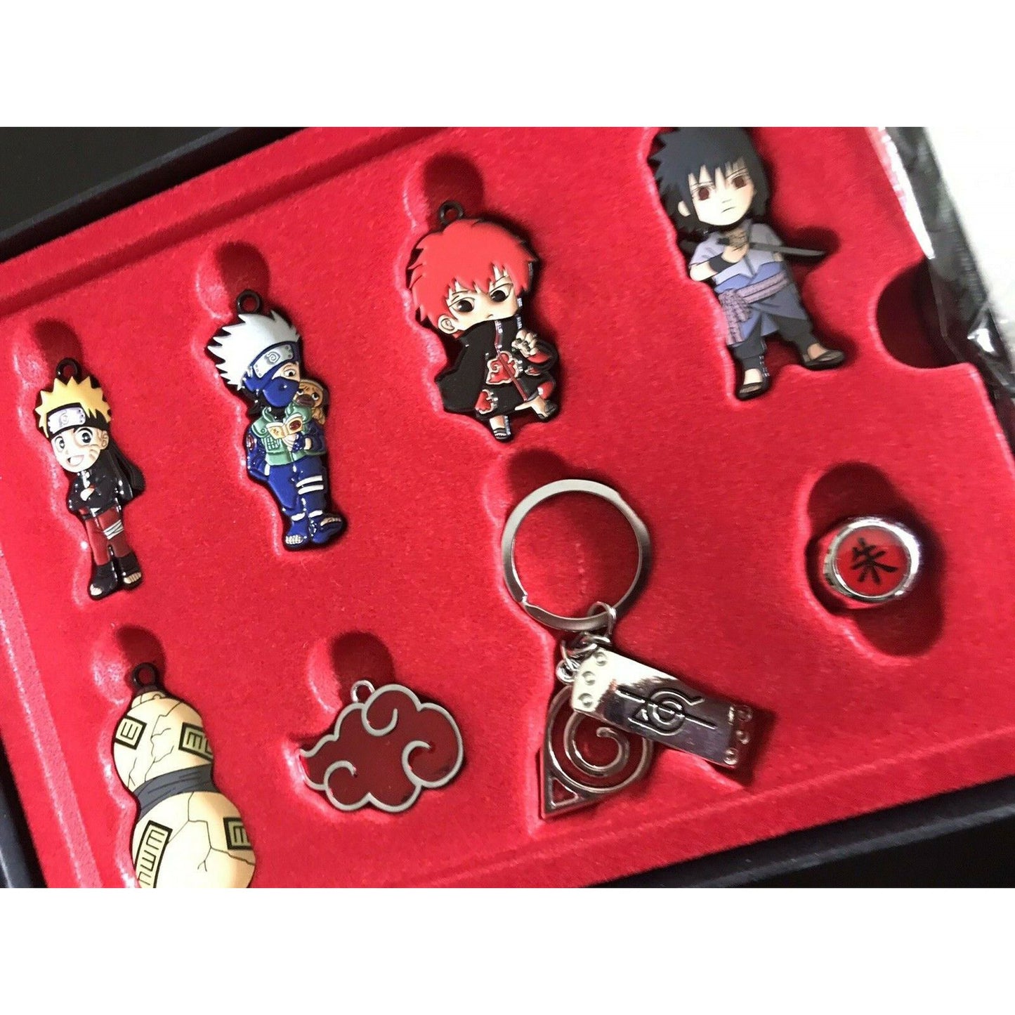 Naruto Boxed Set Shinobi Keyrings Headband