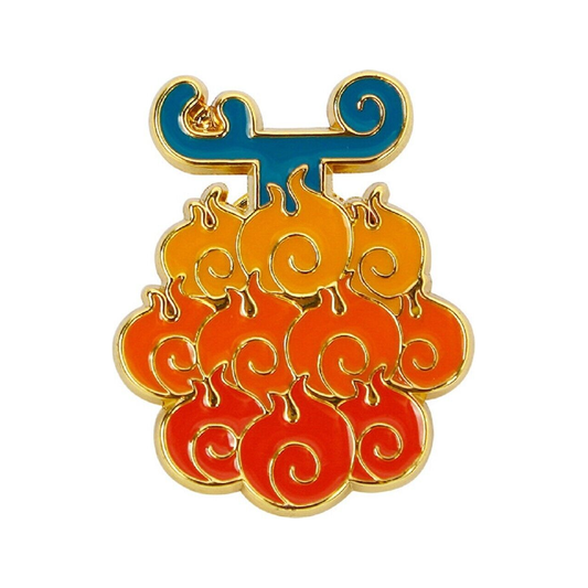 One Piece Devil Fruit Brooch Badge