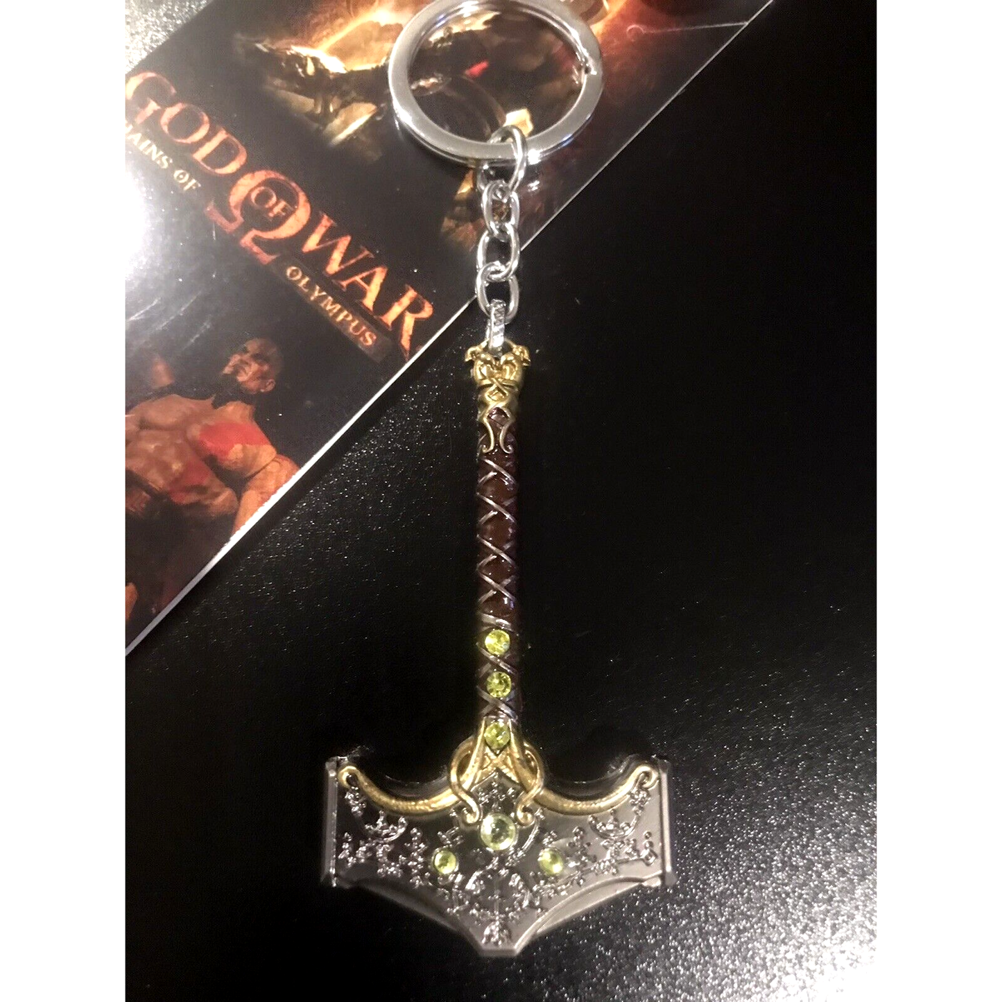 God of War Keyring Kratos Mjolnir