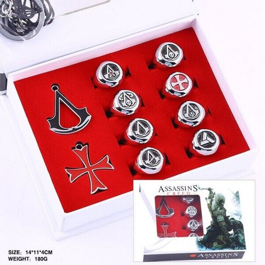 Assassins Creed Keyring Jewellery Boxed Set EZIO
