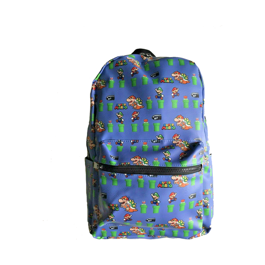 Super Mario Backpack School Travel Bag