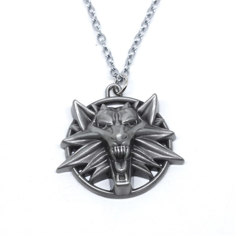 The Witcher White Wolf Medallion