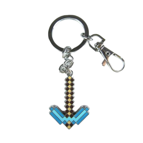 Minecraft Pickaxe Keyring