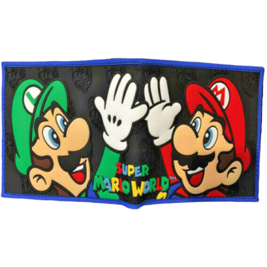 Super Mario Bros 3D Luigi Mario Wallet