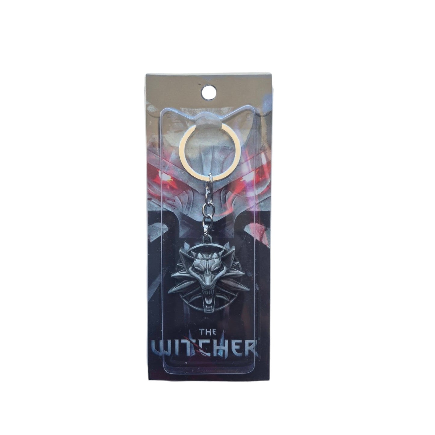 The Witcher 3 Keyring White Wolf Geralt