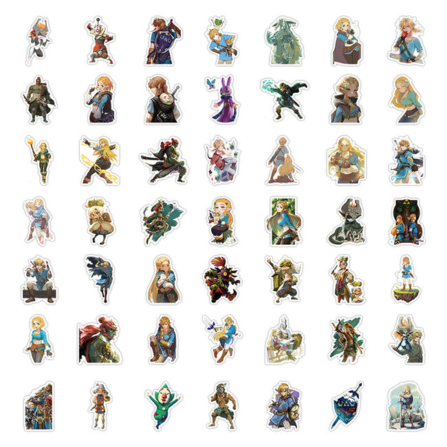 The Legend of Zelda Scrapbooking 50 Stickers