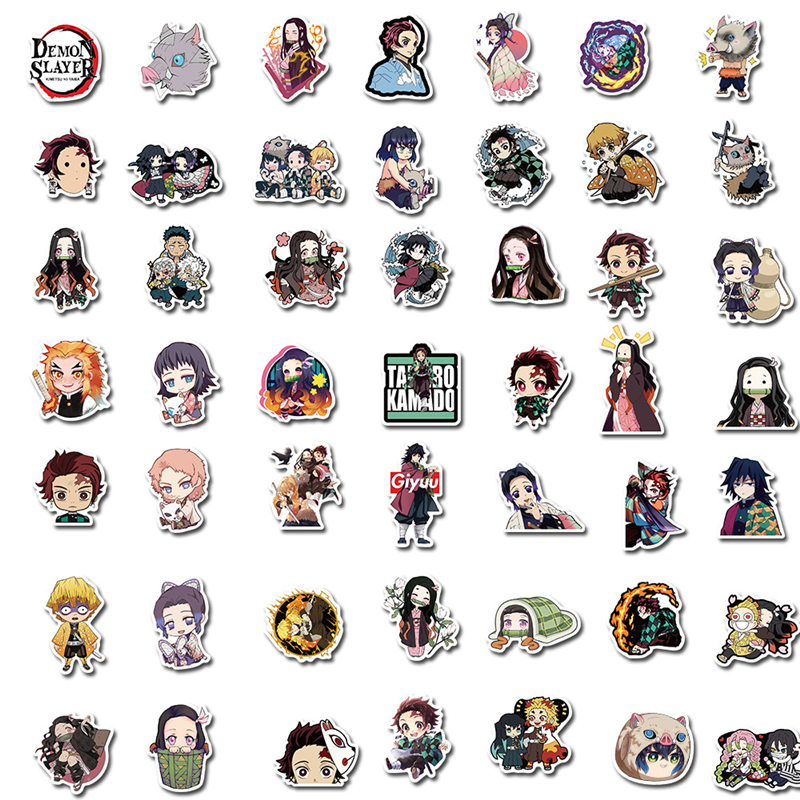 Demon Slayer Scrapbooking 100 Stickers