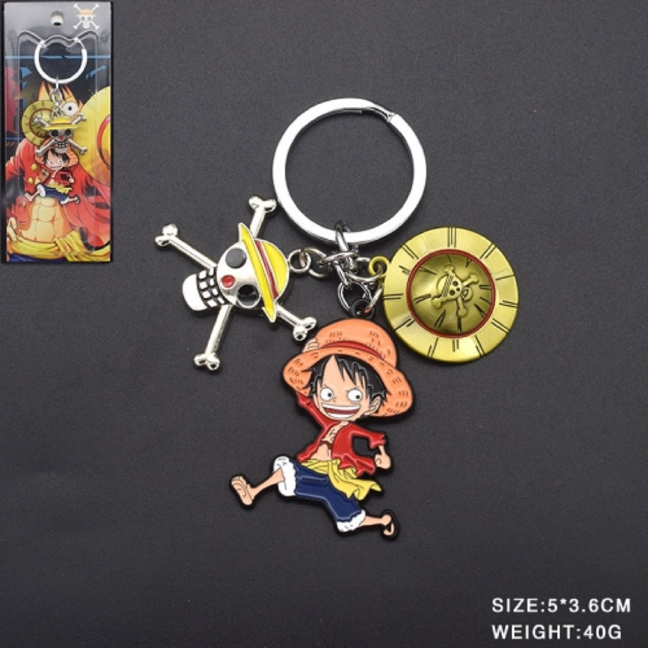 One Piece Keyring Monkey D