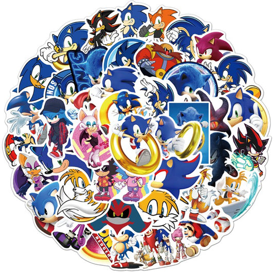 Sonic The Hedgehog Scrapbooking 50 Stickers