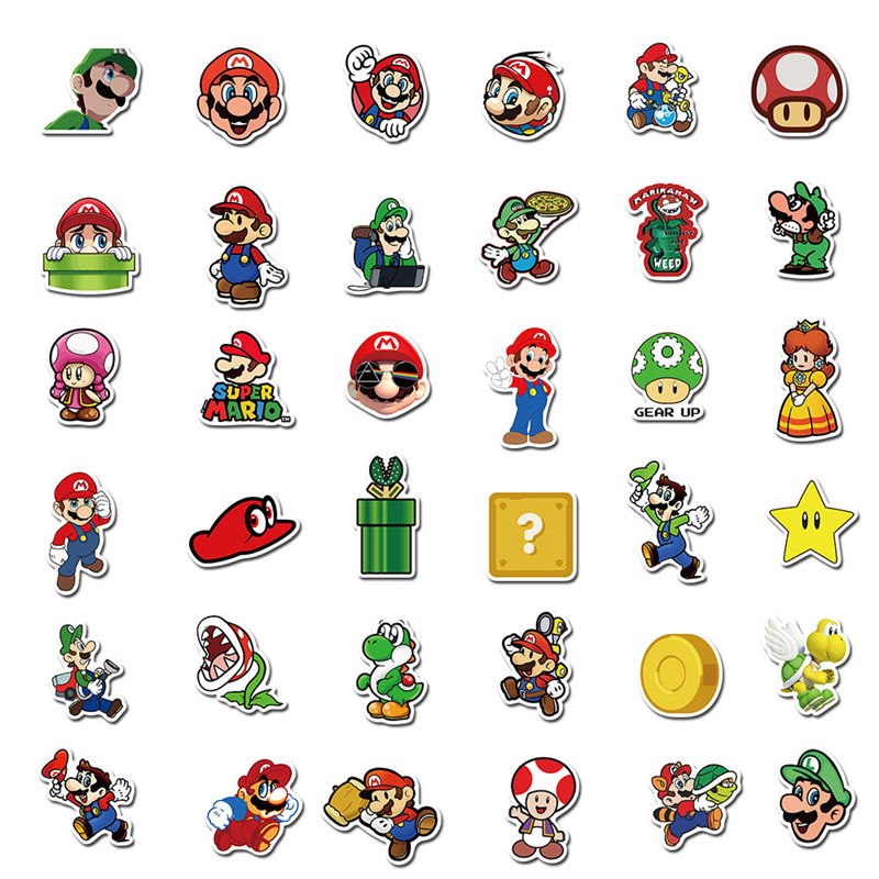 Super Mario Scrapbooking 100 Stickers