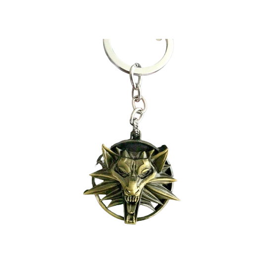 The Witcher 3 Keyring White Wolf