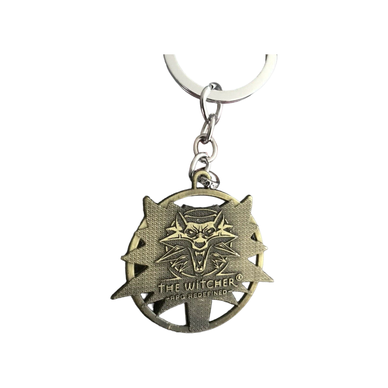 The Witcher 3 Keyring The Wild Hunt Wolf Geralt