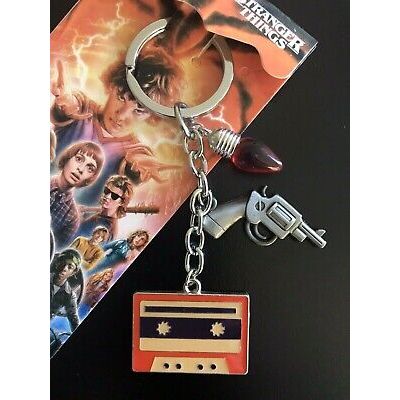 Stranger Things Cassette Keyring