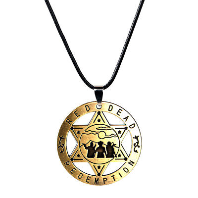 Red Dead Redemption Rockstar Sheriff Necklace