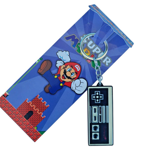 Super Mario Bros NES Controller Keyring