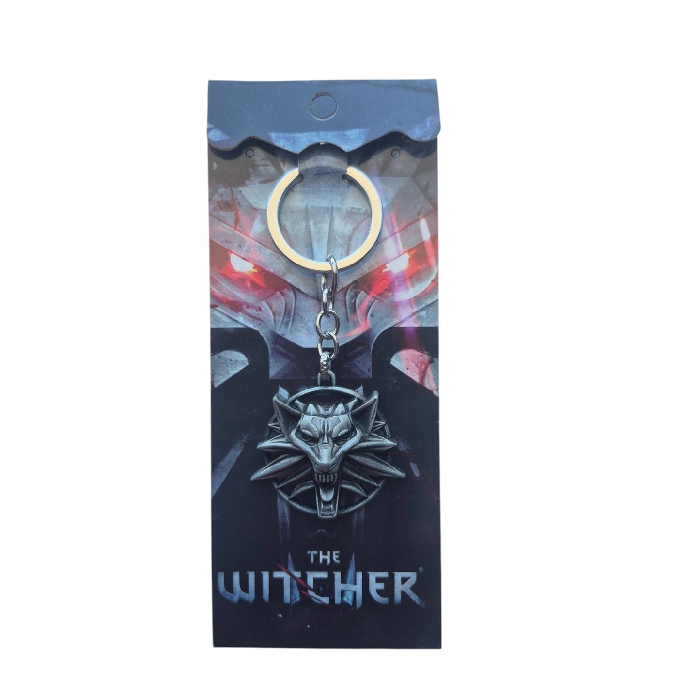 The Witcher 3 Keyring White Wolf Geralt