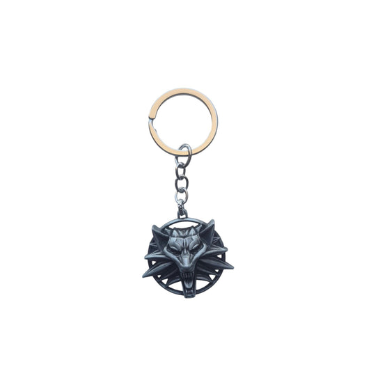 The Witcher 3 Keyring White Wolf Geralt