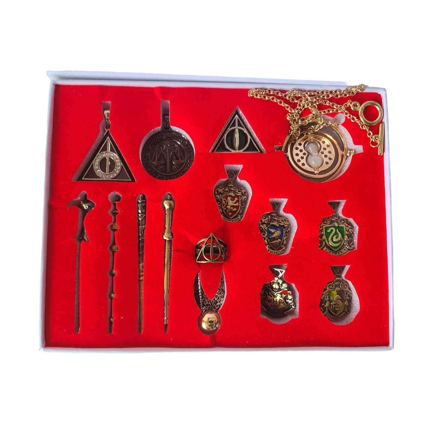 Harry Potter Wand Keyring Boxed Set