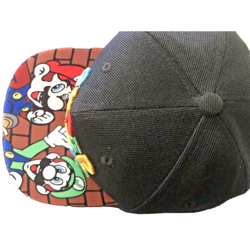 Super Mario Hat Cap Snapback Luigi